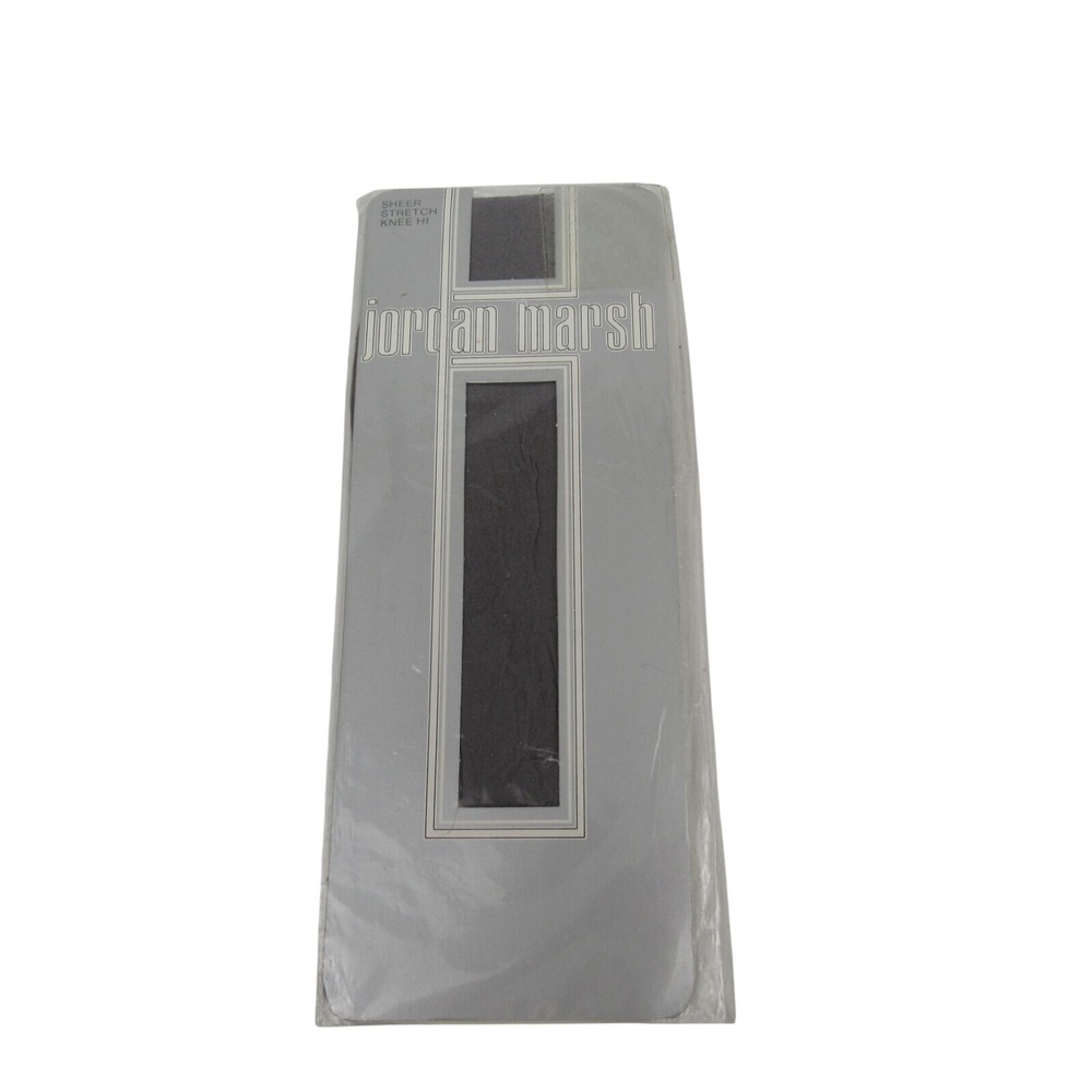 Jordan Marsh Sheer Stretch Knee Hi Pantyhose Stockings Brown One Size Nylon‎